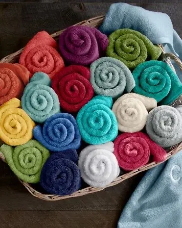 Colourful home towel collection