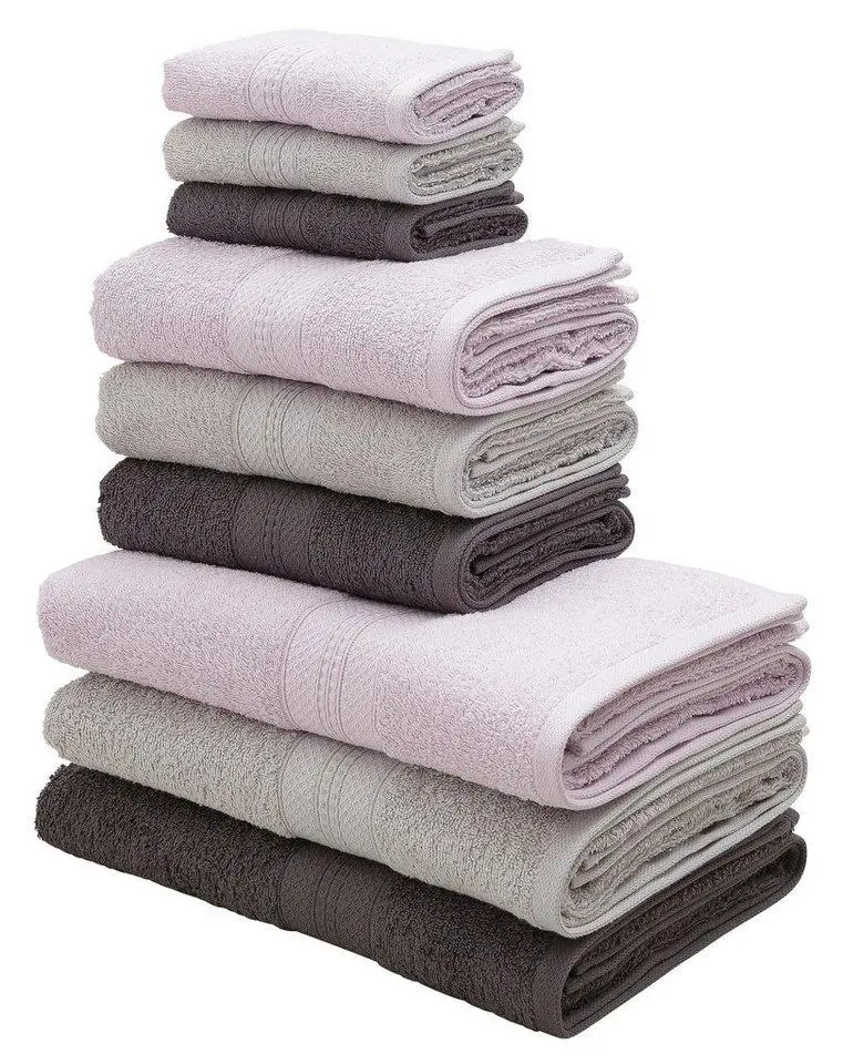 Solid blue dobby towel