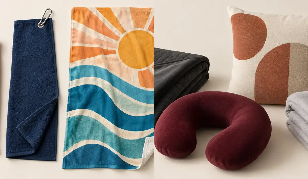 Brand-free promotional textile selection